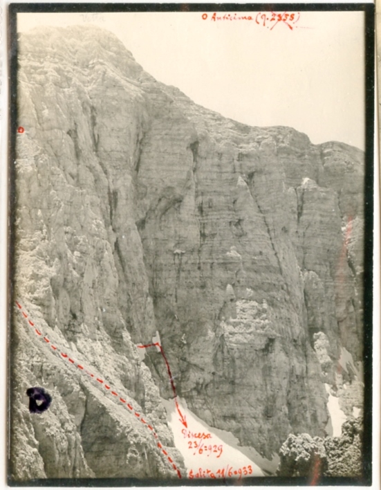 Parete Ovest Cima Bacchetta